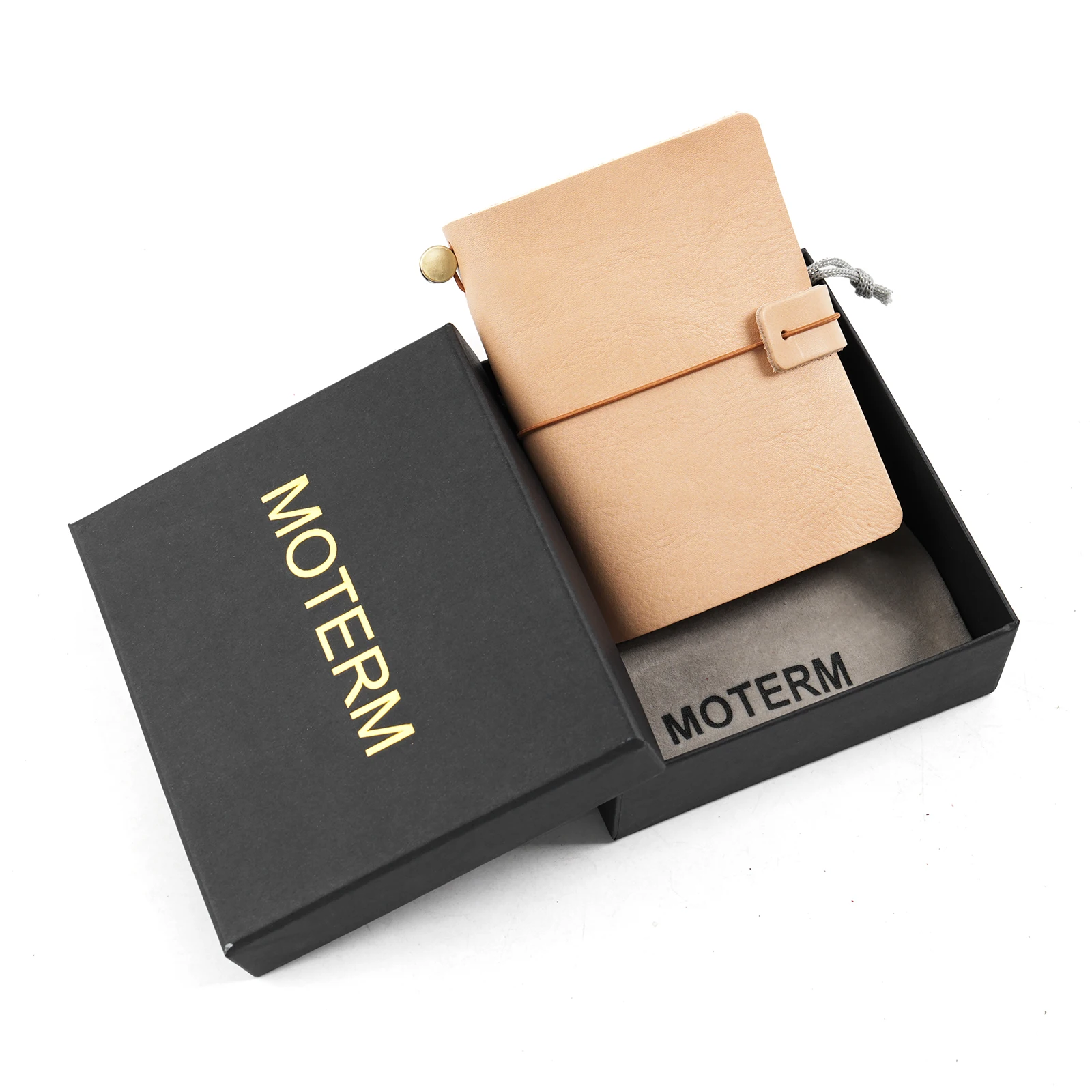 Moterm Compact Series rozmiar paszportu podróżnik Notebook pełnoziarnisty Organizer ze skóry garbowanej roślinnie pamiętnik Sketchbook Planner