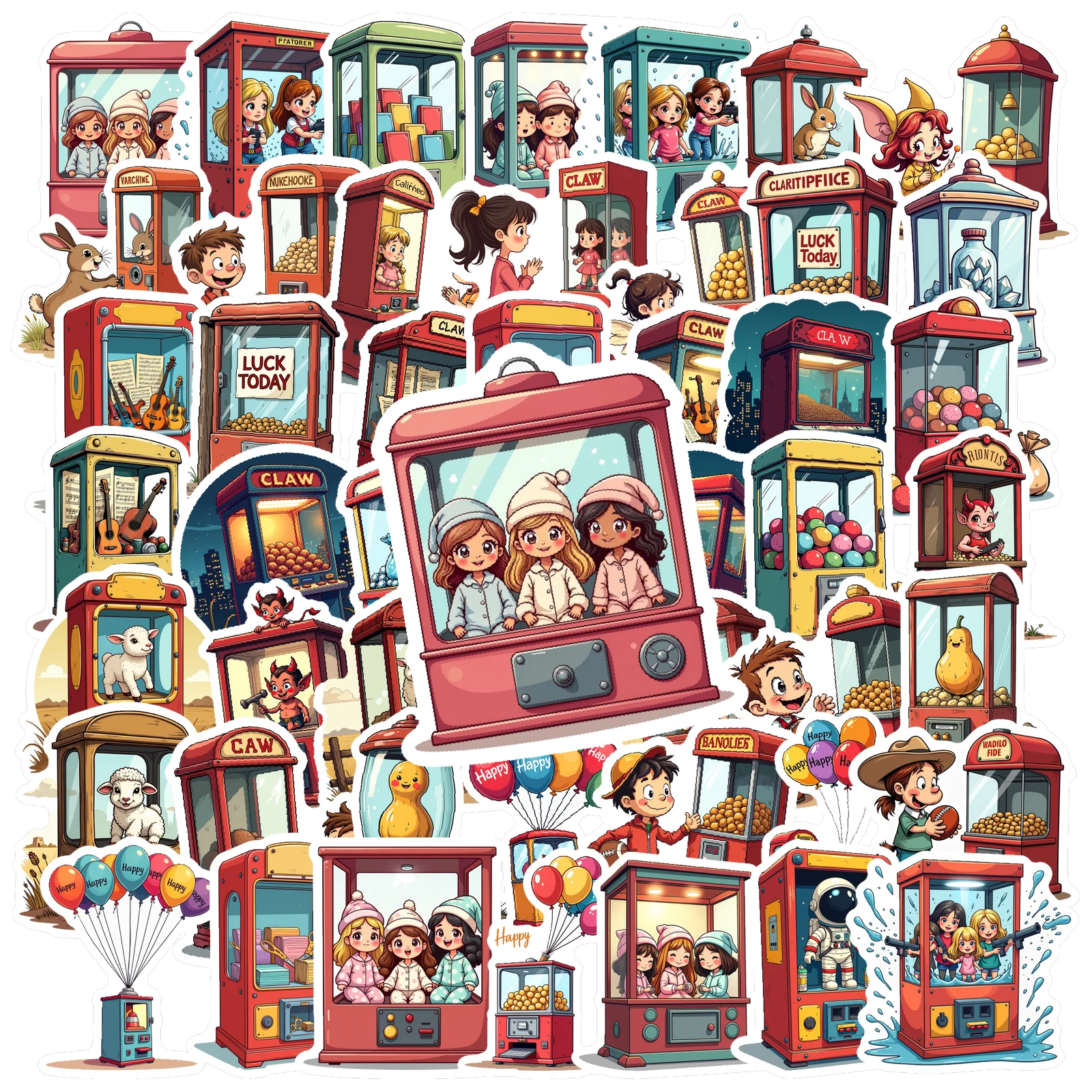 Adhesive Collections Cartoonish Durable Waterplay Decals for Party Water Bottle Outdoor