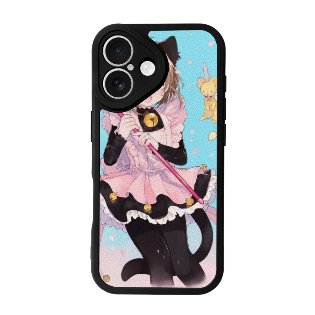 

Versatile Magician Sakura Phone Case For iPhone 16 Pro Max Silicone Skin Case