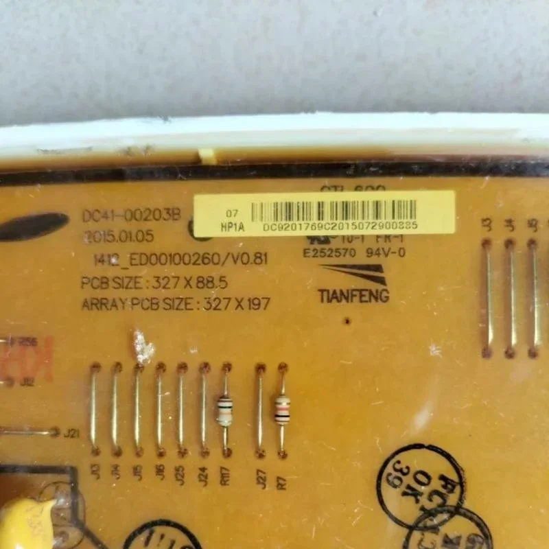 Imagem -03 - Painel de Exibição para Lavar Roupa Pcb Control Board Dc9201769c Dc41-00203a Dc41-00203b Dc92-01770l Dc41-00252a