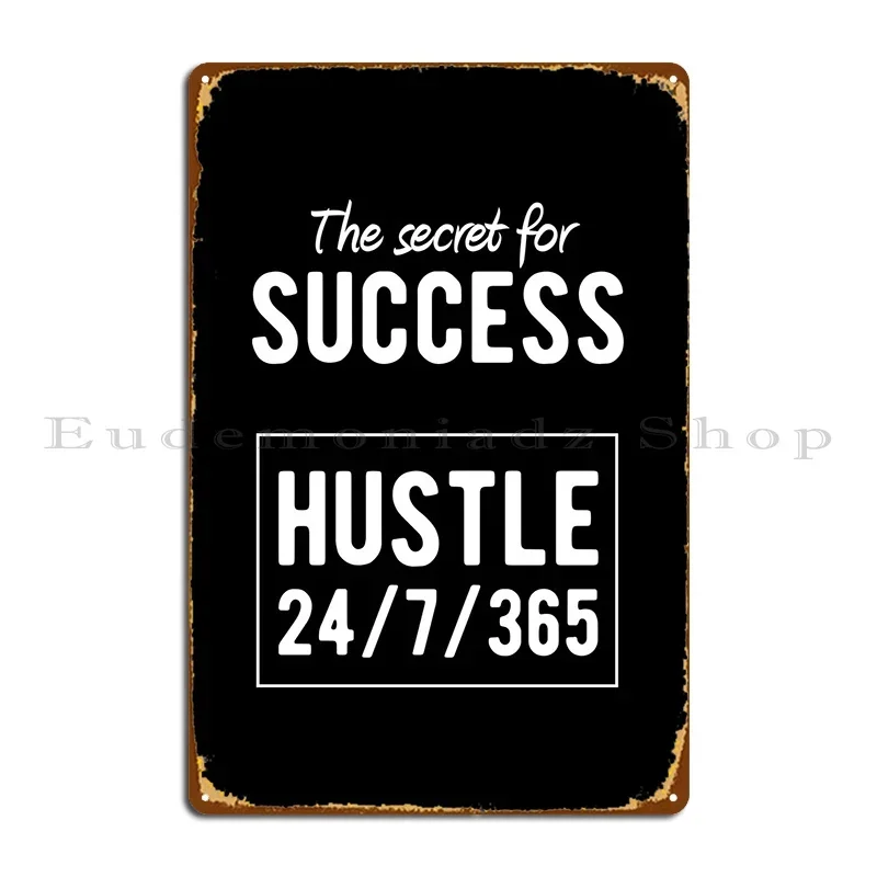 Секрет для успеха, металлические вывески, гаражная вечеринка, кинотеатр, дизайн паба, персонализированный жестяной знак, плакат Секрет для успеха, металлические вывески, гаражная вечеринка, кинотеатр, дизайн паба, персонализированный жестяной знак, плакат