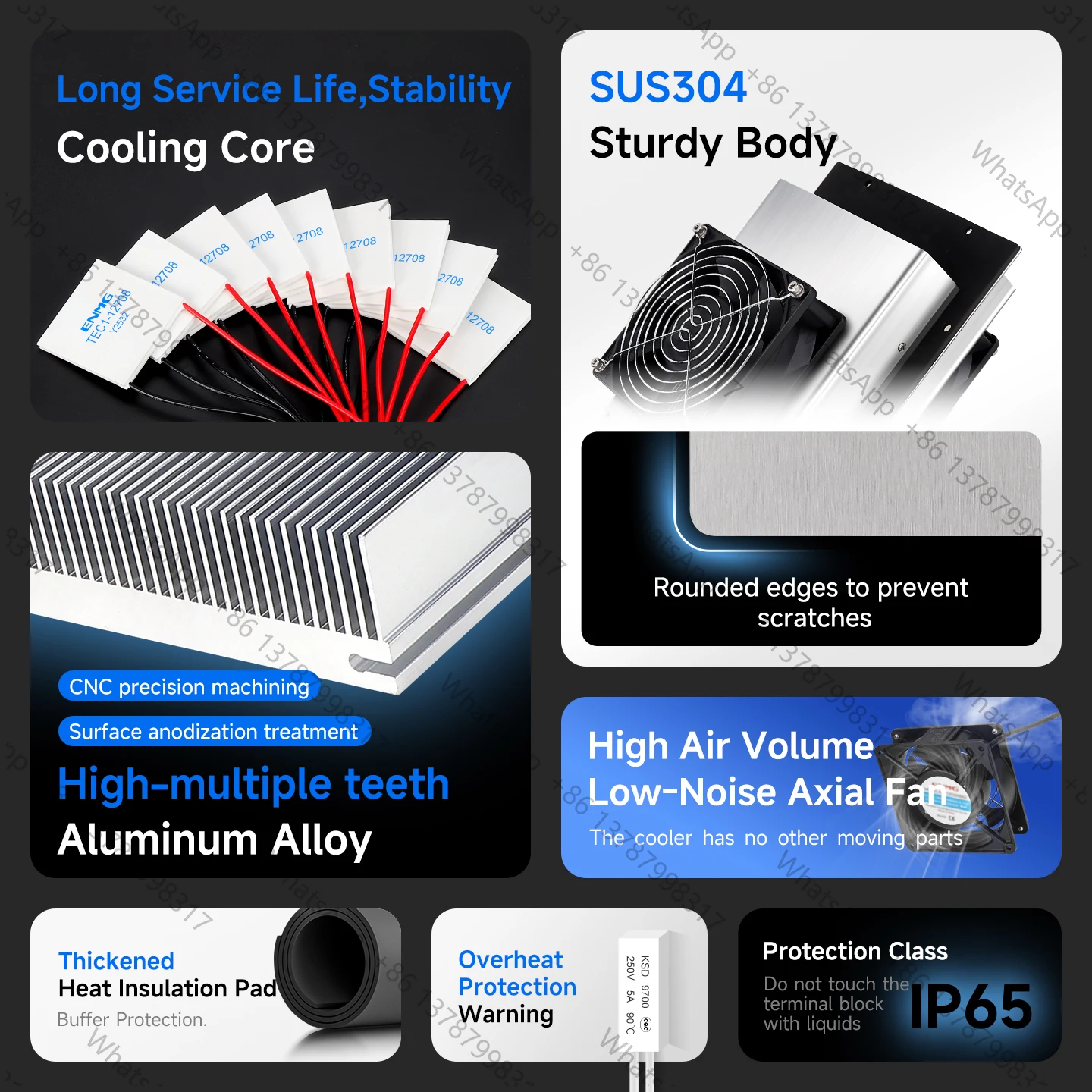 Cabinet Semiconductor Cooling Kit-12V Peltier Cooler,DIY Heat Sink Module for Small Space Refrigeration Eco-Friendly NoCFCs
