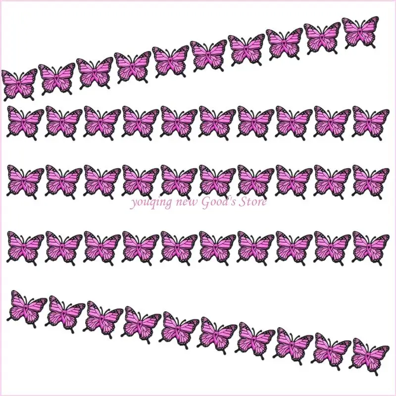 57QA Zierliche Schmetterlings-Brustkrebs-Brosche, Anstecknadel für verschiedene Anlässe – Detail 2