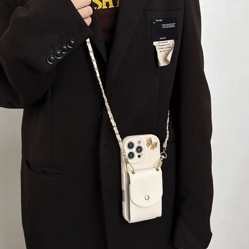 الحبل محفظة سلسلة جراب هاتف ل ممن لهم A6 A5 A3 برو A5X A3X A40M A40 A60 A80 5G A12 A15 A16 A17 A18 A1K A17K A16K لينة غطاء #6