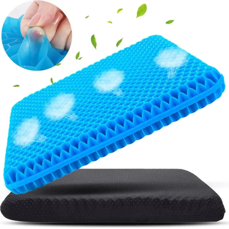 1PC Breathable Summer Honeycomb Gel Cushion Relieve Tailbone Back Pressure Pain for Home Office Car Wheelchair Seat Pad