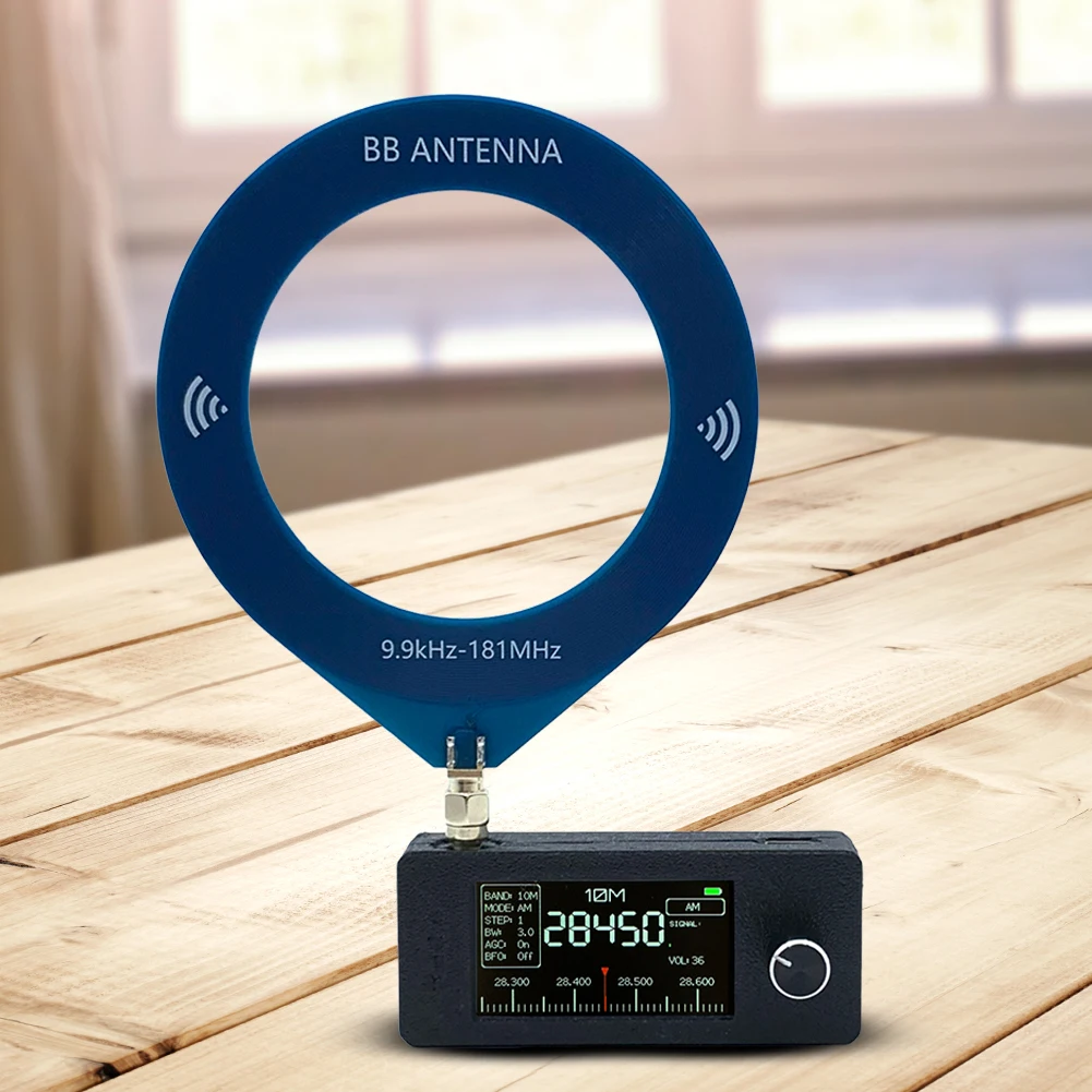 SI4732 Портативное радиоприемник 0,5-108 МГц LSB USB AM FM Вседиапазонный радиоприемник 1,9-дюймовый IPS-экран HF SW MW VHF Радио с кольцевой антенной