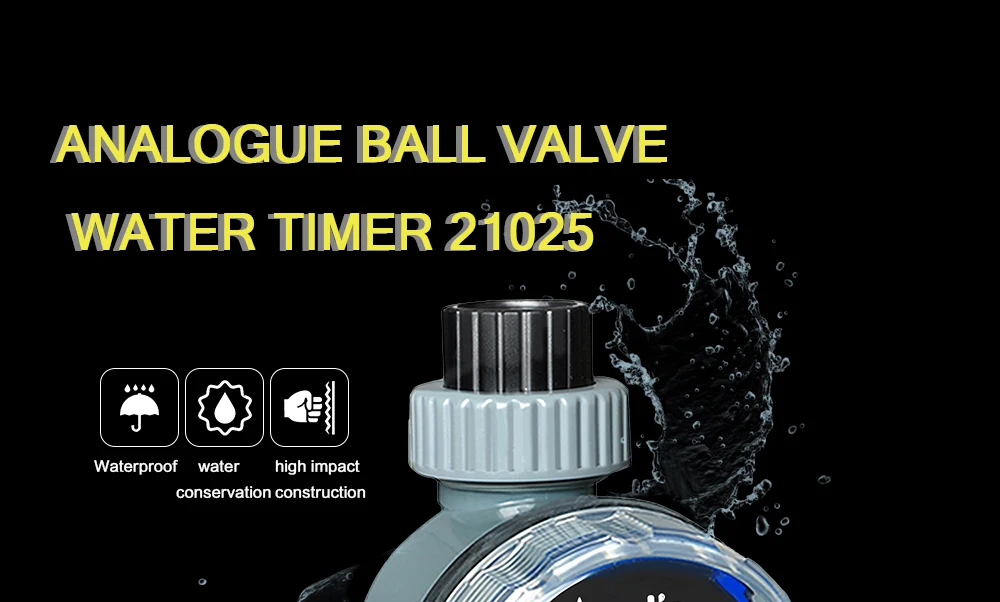 Elettrovalvola Garden Watering Timer Ball Valve / Solenoid Irrigation Controller Home Garden Automatic Watering Electronic Valve Irrigazione — dettaglio 1