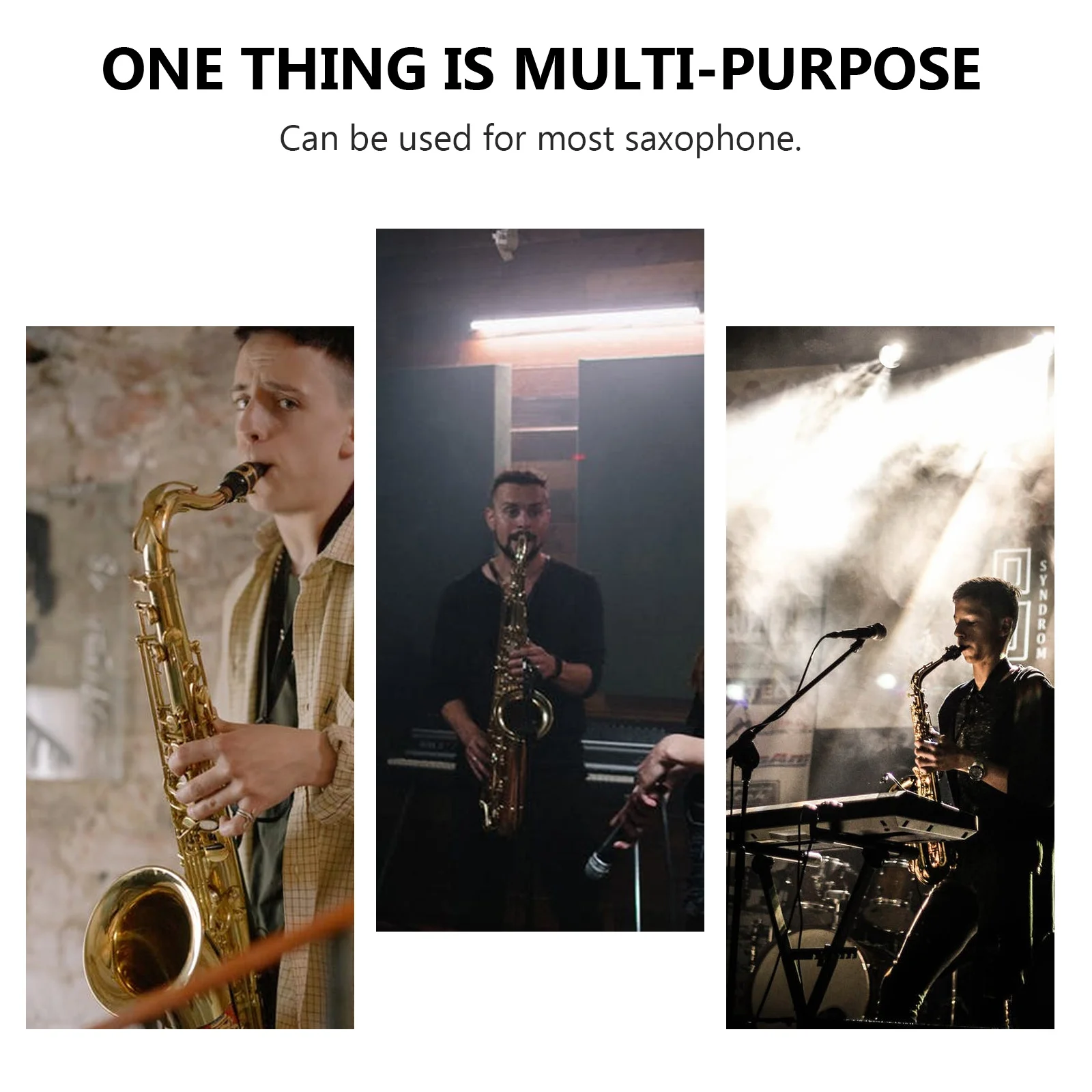 สายสะพายแซ็กโซโฟน ปรับได้ 47 ซม.-61 ซม. ใส่สบาย ระบายอากาศได้ดี ไส้ผ้าฝ้าย ตะขอโลหะผสมสังกะสี ทนทาน น้ำหนักเบา พับเก็บได้