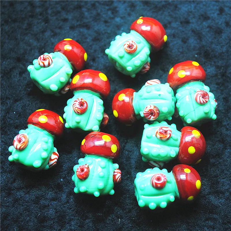 10PCS HOT Cactus Matching Beads Lovely Items Size 20X14MM JEWELRY PLANTS FOR DIY DESIGNS HOT SELLING GOOD FOR YOUR