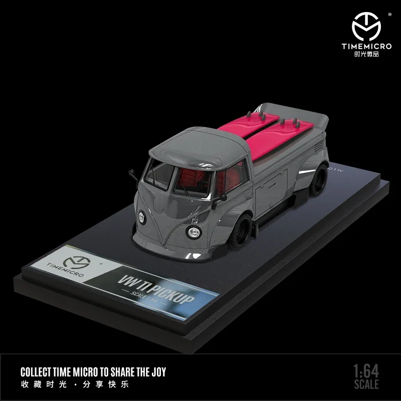 

TIME MICRO 1:64 T1 Van WideBody pickup Die-Cast Car Model Miniature Gifts