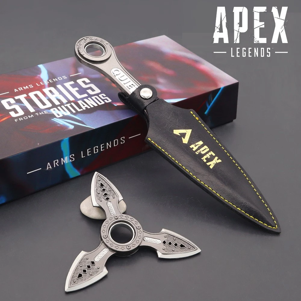 Apex Legenden Spiel waffe Erbstück Wraith 22cm bösen Geist Katana Schwerter Sicherheits modell Metall Ornamente Kunai Zubehör Spielzeug Geschenk