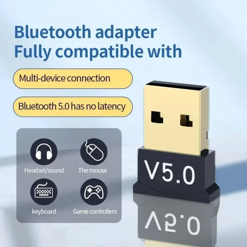 Wireless Usb Bluetooth Audio Transmitter Receiver 5.0 Removable Home Computer Desktop Bluetooth Adapter