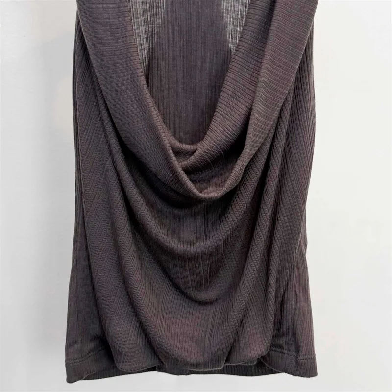 Women's vest New elastic knitted slim fit sleeveless top for summer 2026 Sexy backless women's corset women's t-shirt tanks top - view 5