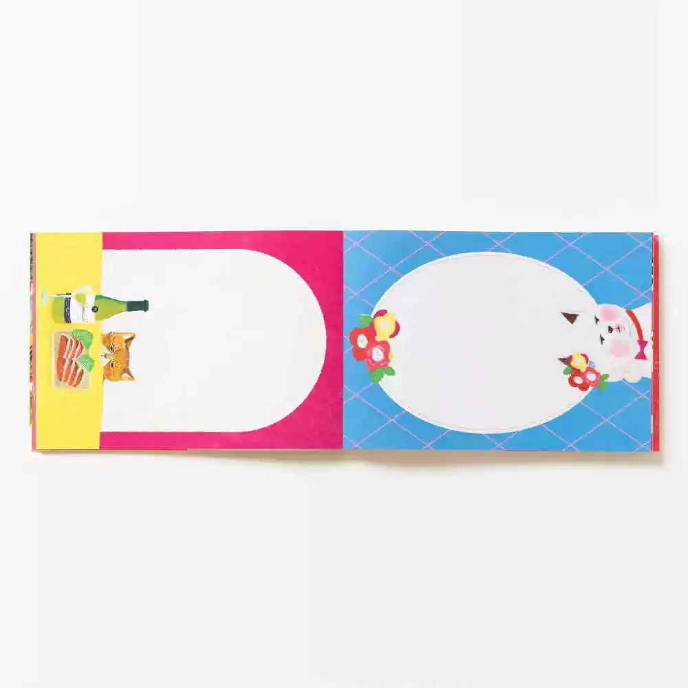 Keiko Shibata 100‑Sheet Letter Book Cute Hand‑Painted Animal Illustration Writing Papers Japanese Picture Book for Artist