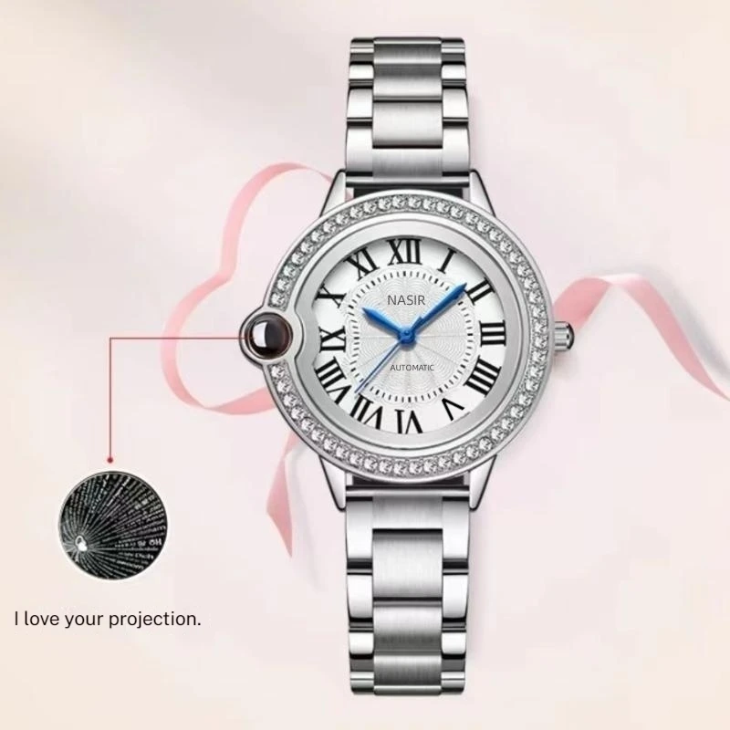 

2024 new nasir light luxury niche ladies watch high value women's workplace watch high fashion art watch