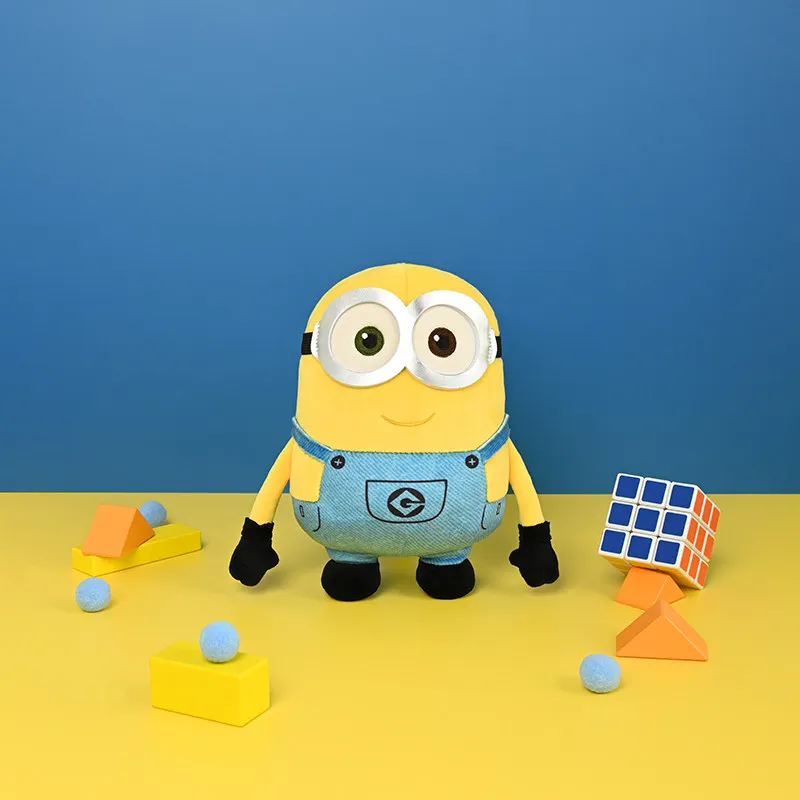 Potdemiel Minions Bob Plush Toy Soft Stuffed Doll Classic Figure Kids Gift for Birthday Collection Christmas Present