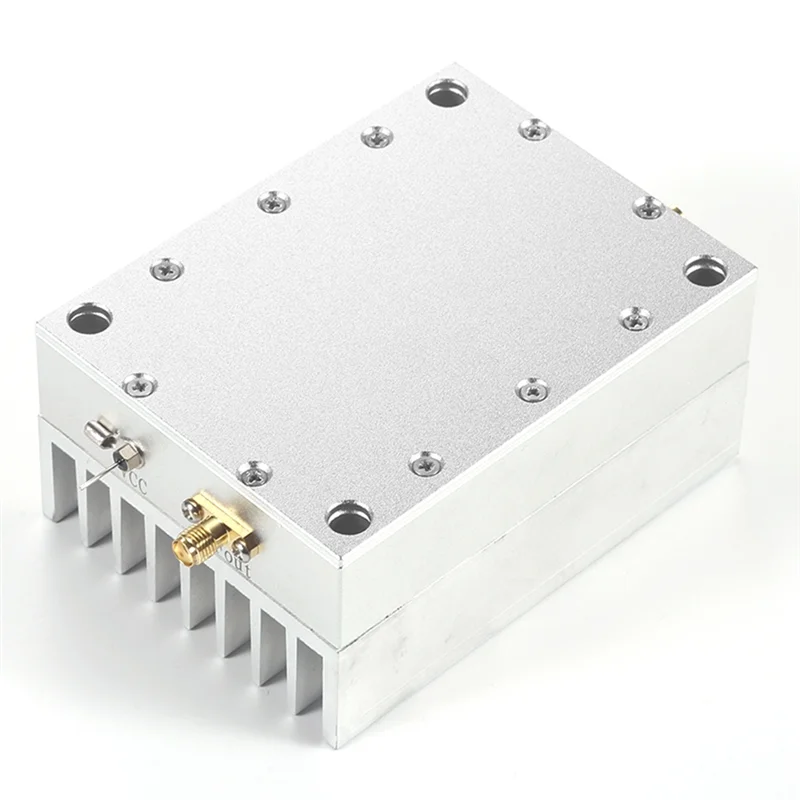 

DTMB Digital TV RF Power Amplifier 45-1100Mhz Class A 4W 36.5Dbm RF Amplifier With Heatsinkabgi