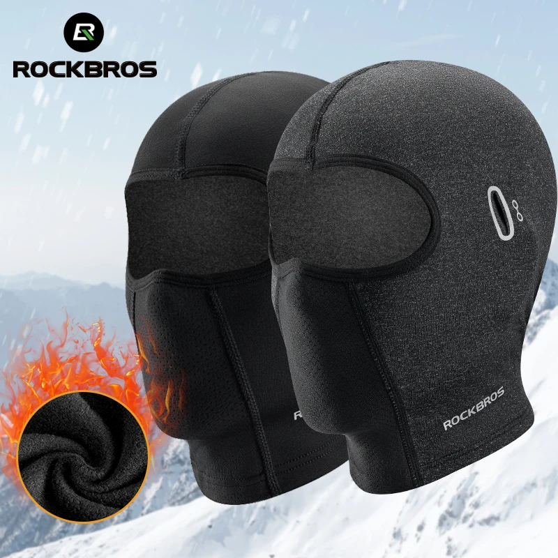 

Ветрозащитная дышащая маска для лица ROCKBROS, уличная электрическая флисовая головная шляпа