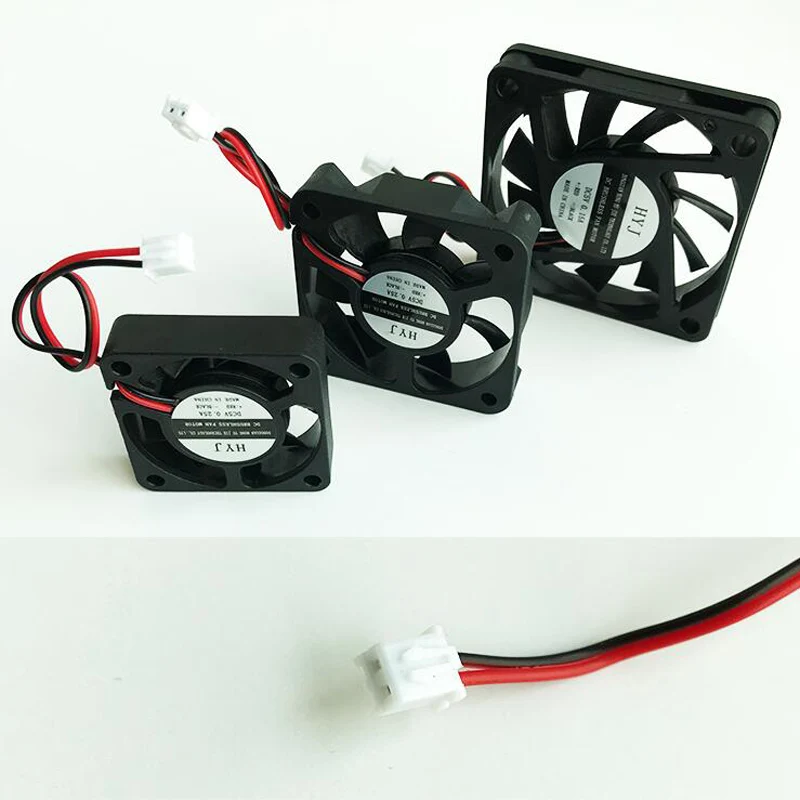 40mmx40mmx10mm 50mmx50mmx10mm 60mmx60mmx10mm 5V 2Pin DC Case Fan Brushless Cooling Fan CPU Coolers