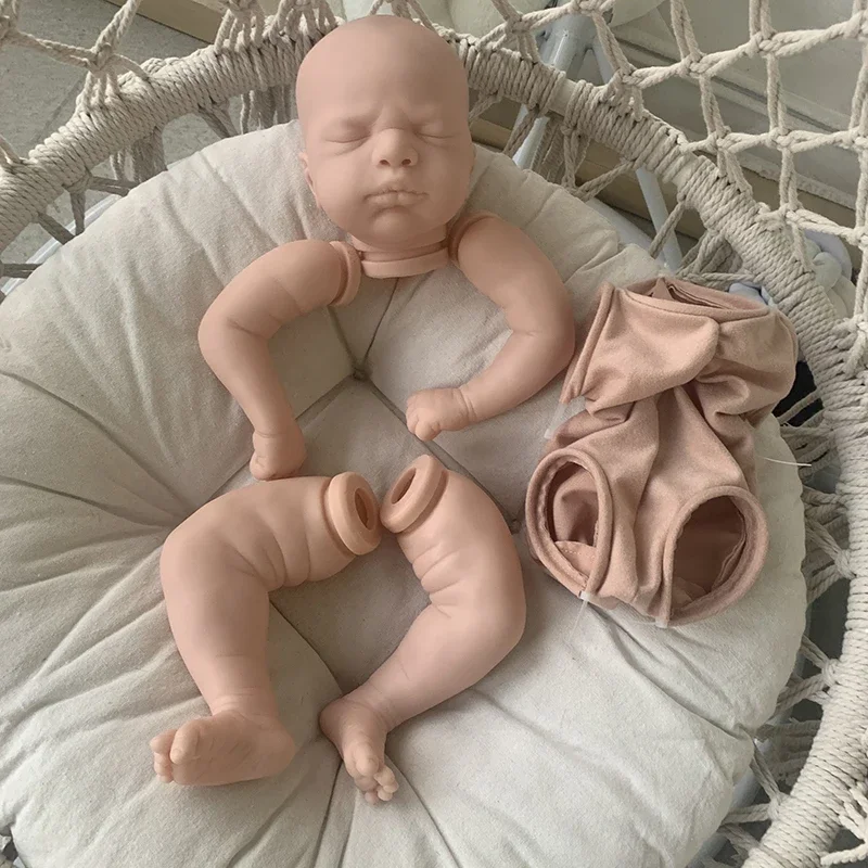 21inch Reborn Doll Kit Everlee Newborn Lifesize Sleeping baby unfinished doll parts