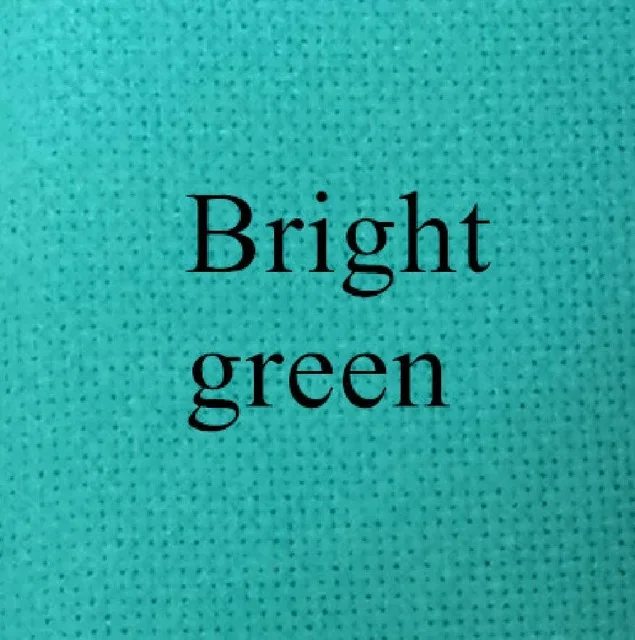 Cross Stitch Canvas Fabric, Sewing Craft Supplies, DIY Handmade Needlework, Bright Green, 14CT, 40x40cm, New Arrival