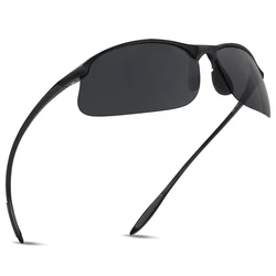 JULI Polarized Sports Sunglasses for Men Women Tr90 Unbreakable Frame for Running Fishing Baseball Driving MJ8002