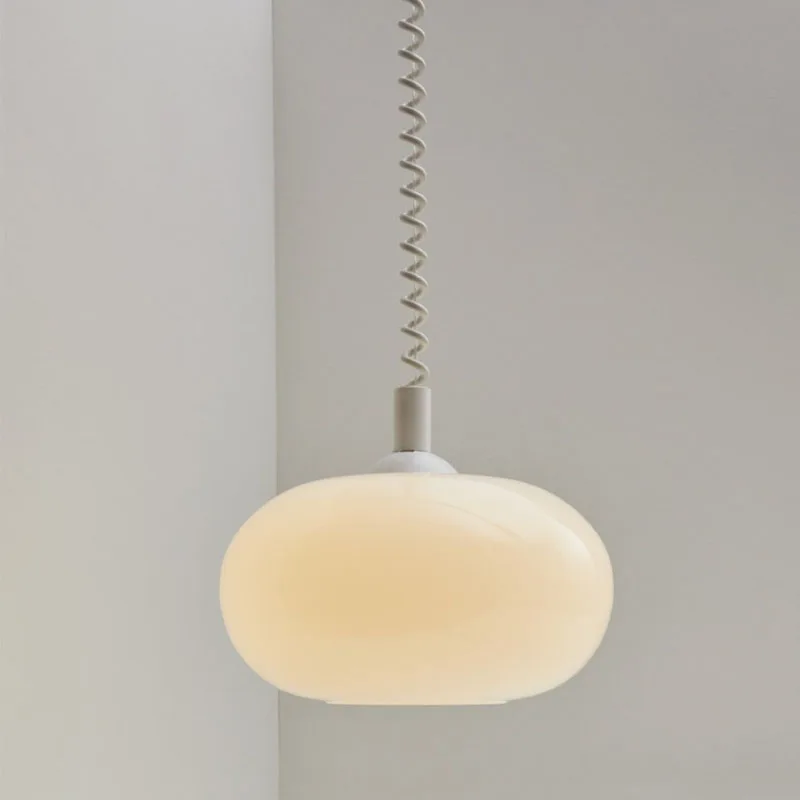 Bauhaus Glass Chandeliers Nordic Pendant Lights Bedroom Besides Living Room Dining Room Restaurant Modern Color Hanging Lamp