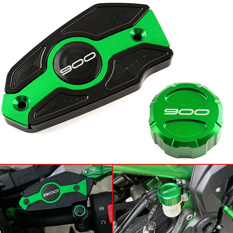 

Крышка Резервуара тормозной жидкости для Kawasaki Z900 Z 900 z900 2017-2024 + 2023 2022 аксессуары для мотоциклов CNC