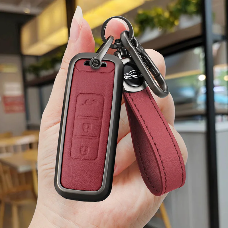 Car key case cover keychain For Baojun 510 730 360 560 RS-5 530 630 for Wuling Hongguang S Car-Styling Accessories Keychain