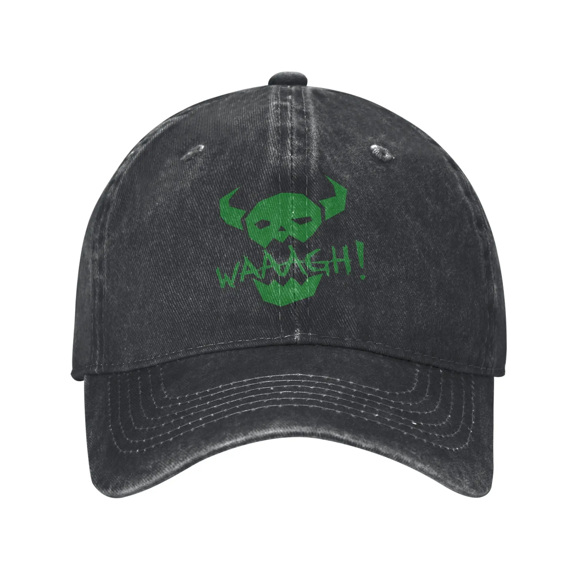 Vintage Ork WAAAGH! Baseball Caps Men Women Distressed Cotton Headwear  Outdoor Activities  Unstructured Soft Caps Hat