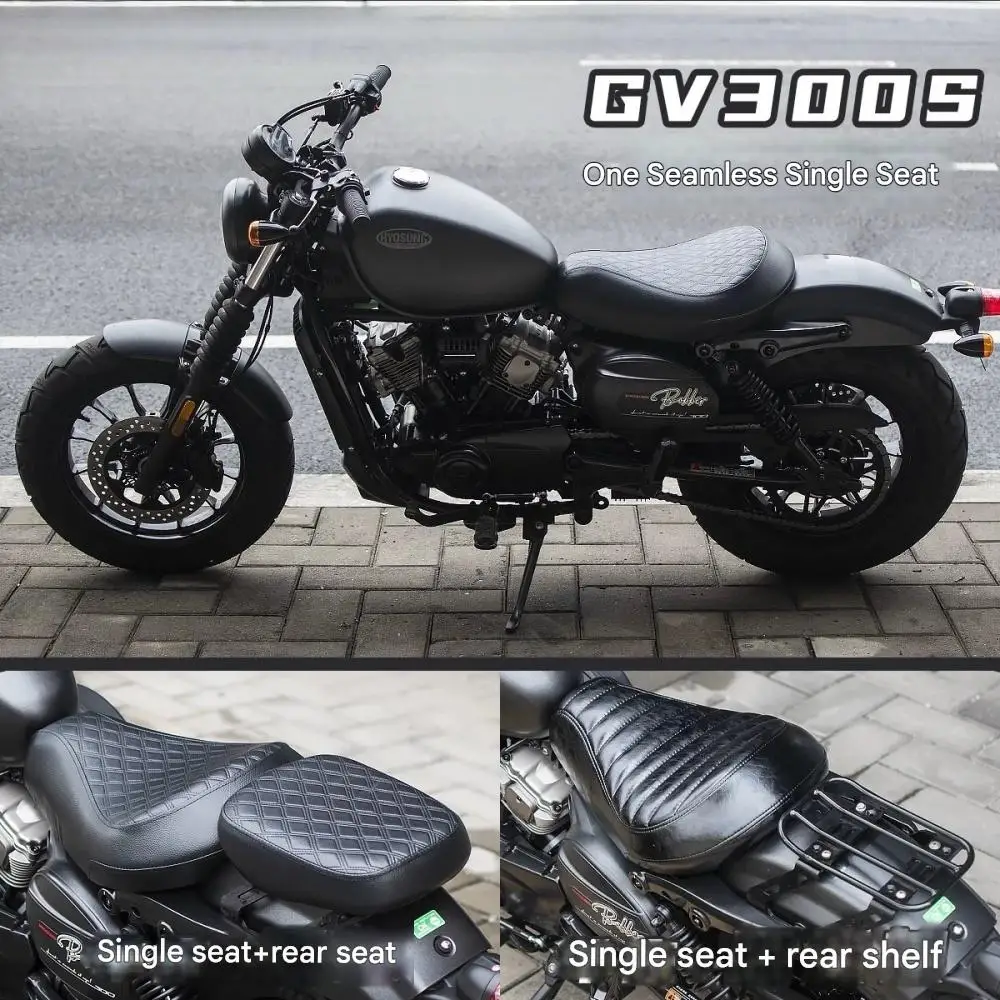 For HYOSUNG GV300s GV125S gvs300 motorcycle seamless seat cushion comfortable single seat front and rear seat cushion