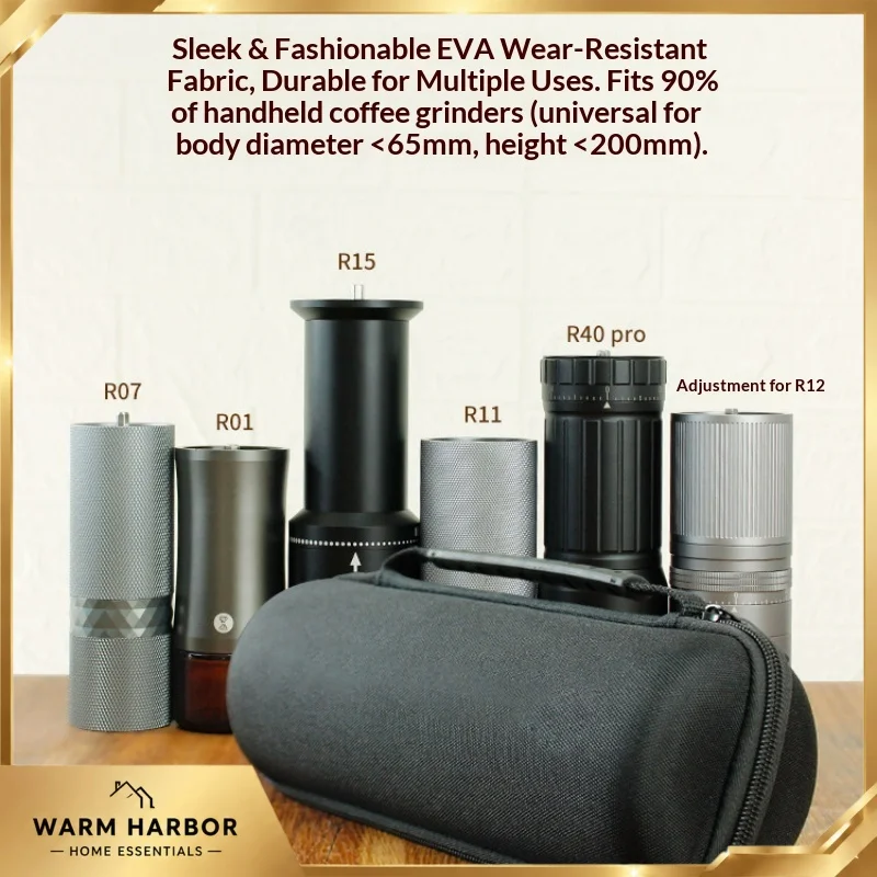 C40 S5 Manual Coffee Grinder Carrying Case Portable Protective Storage Bag Travel Organizer Handle Pouch Home Barista Accessory