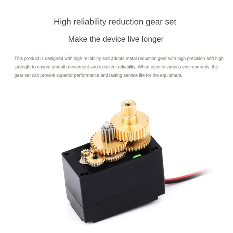 Waveshare Wp90 Digital Servo 2.3Kg Reliability 180° Copper Tooth Digital Servo High Torque Motor Control F