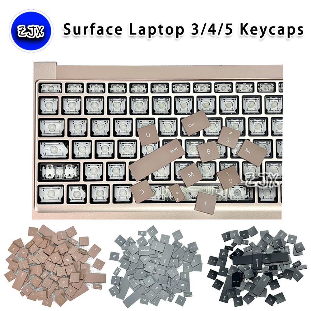 For Microsoft Surface Laptop3 4 5 Key cap  1868 1867 1872 1873 1950 1951 1958 1958 keyboard keys US Layout