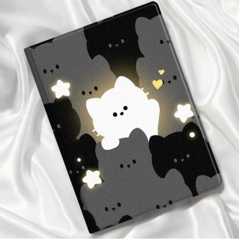 Cartoon Cat Star For Xiaomi Redmi Mi Pad 8 7 6 5 4 2 SE K 12.4 11.2 12.1 11 8.8 Pro Max Ultra Inch Tablet Case view 2
