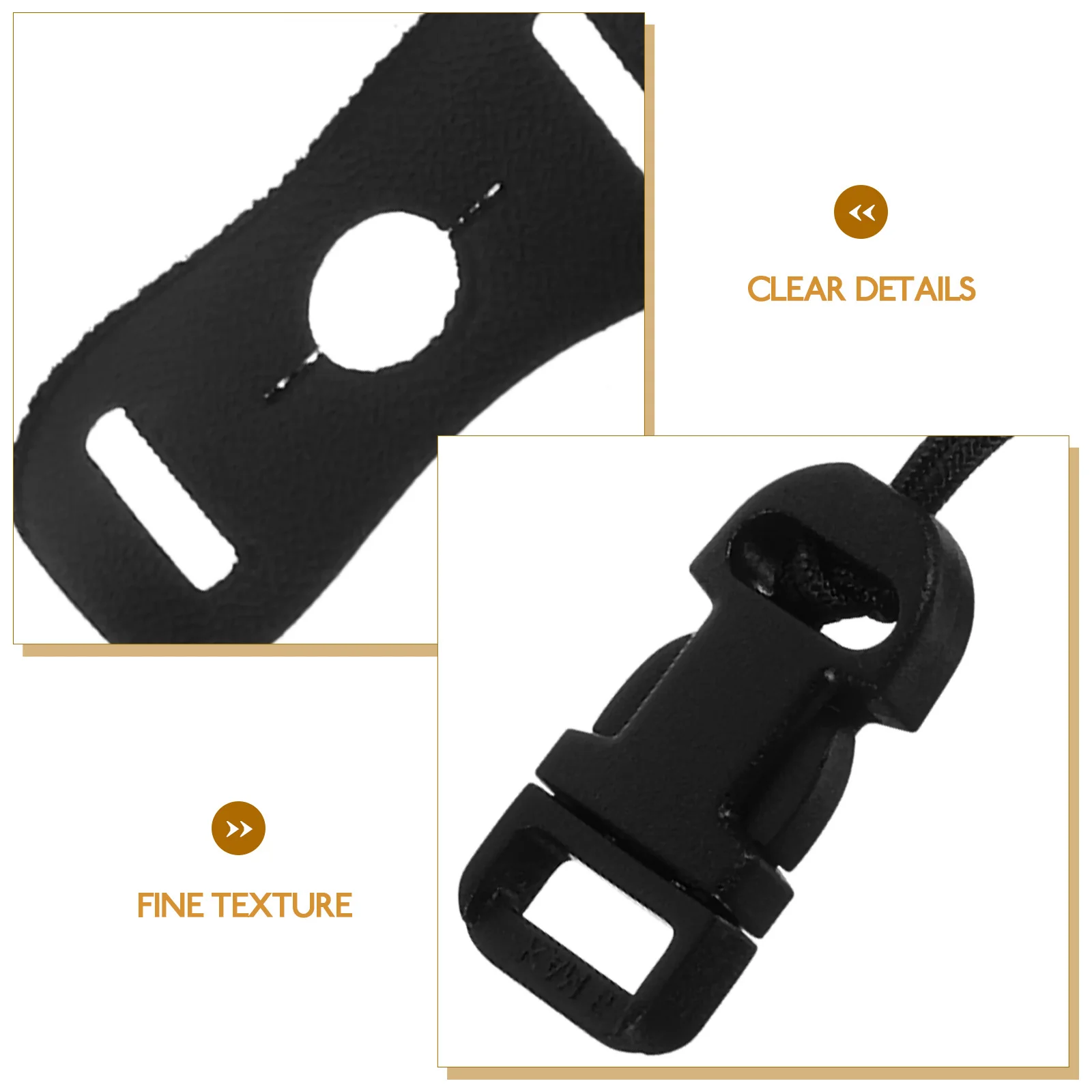 

1 set 1 Set Camera Strap Buckle Kit With Triangle Split Rings Lanyard Adapters For Dslr Cameras Replacement Accessories