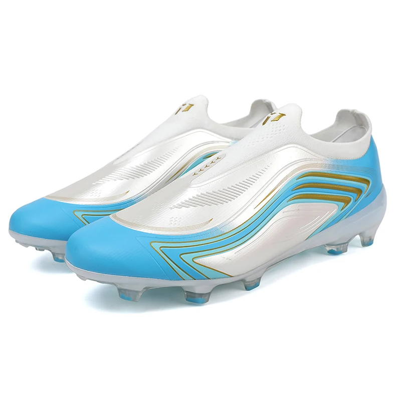 Men Football Boots TF AG FG Soccer Cleats Ultralight Breathable Non-slip Outdoor Artificial Grass Training Match Sneakers Chutei