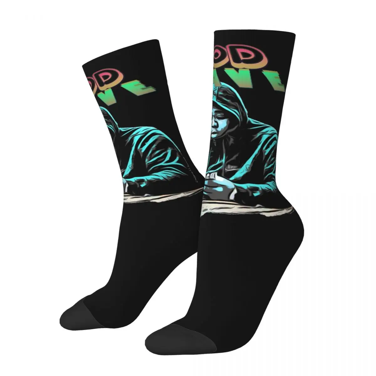 Winter Warm Hip-hop Unisex Rod Wave Rapper Socks Breathable Sports Socks