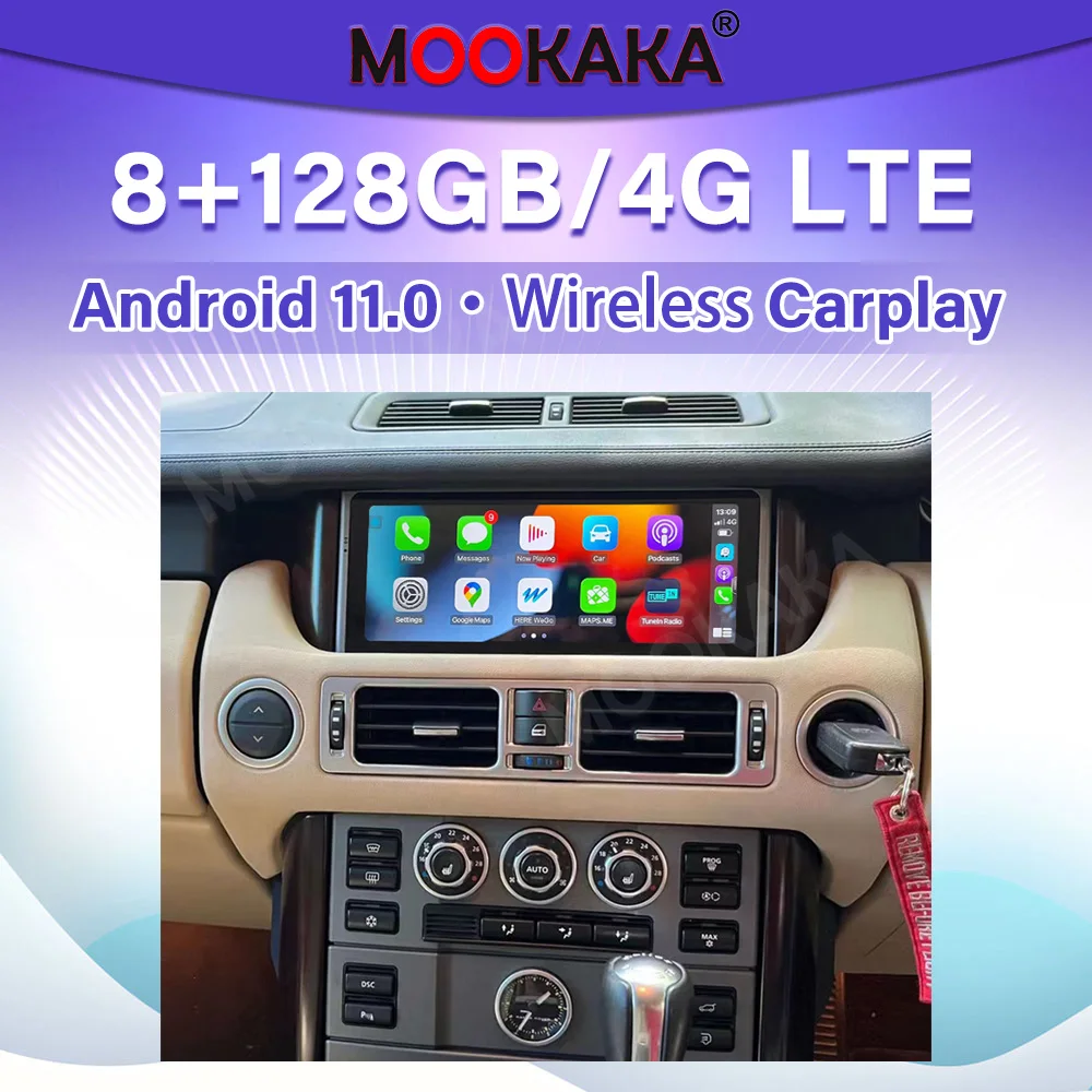 Android 11.0 Strereo For Land Rover Range Rover V8 L322 2005-2012 Carplay Multimedia Player Auto Audio GPS Navigation Head Unit