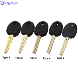 Jingyuqin 10P chiave Transponder per auto vuota per Hyundai Accent Sonata NF Elantra Accent Coupe Getz H-1 Lavita TiburonTucson Verna