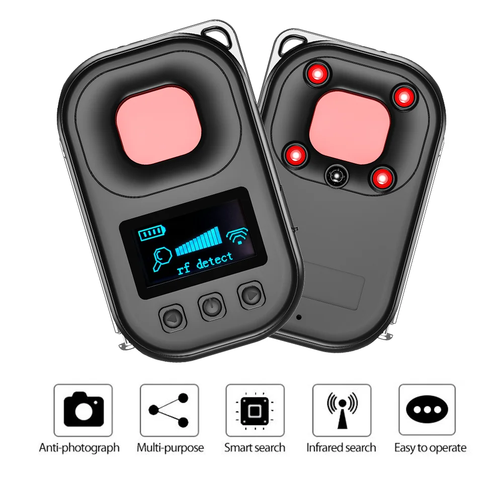 

GPS Anti-candid Camera Detector Anti Thef Eavesdropping Monitor Tracker RF Signal Inspect Finder Hotel Listening Alarm Device