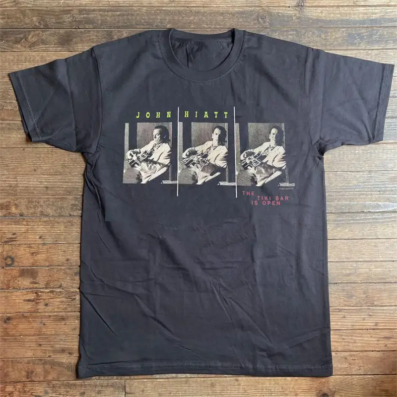 John hiatt a barra tiki é aberta camiseta tamanho completo s 5xl
