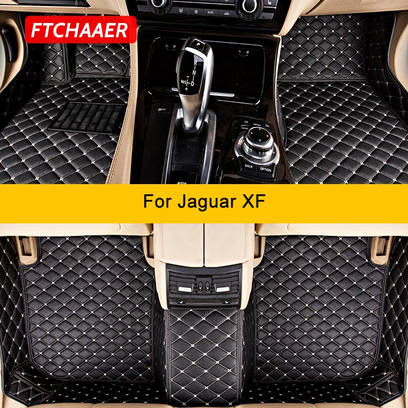 FTCHAAER Custom Car Floor Mats For Jaguar XF XF-Sportbrake Auto Carpets Foot Coche Accessorie