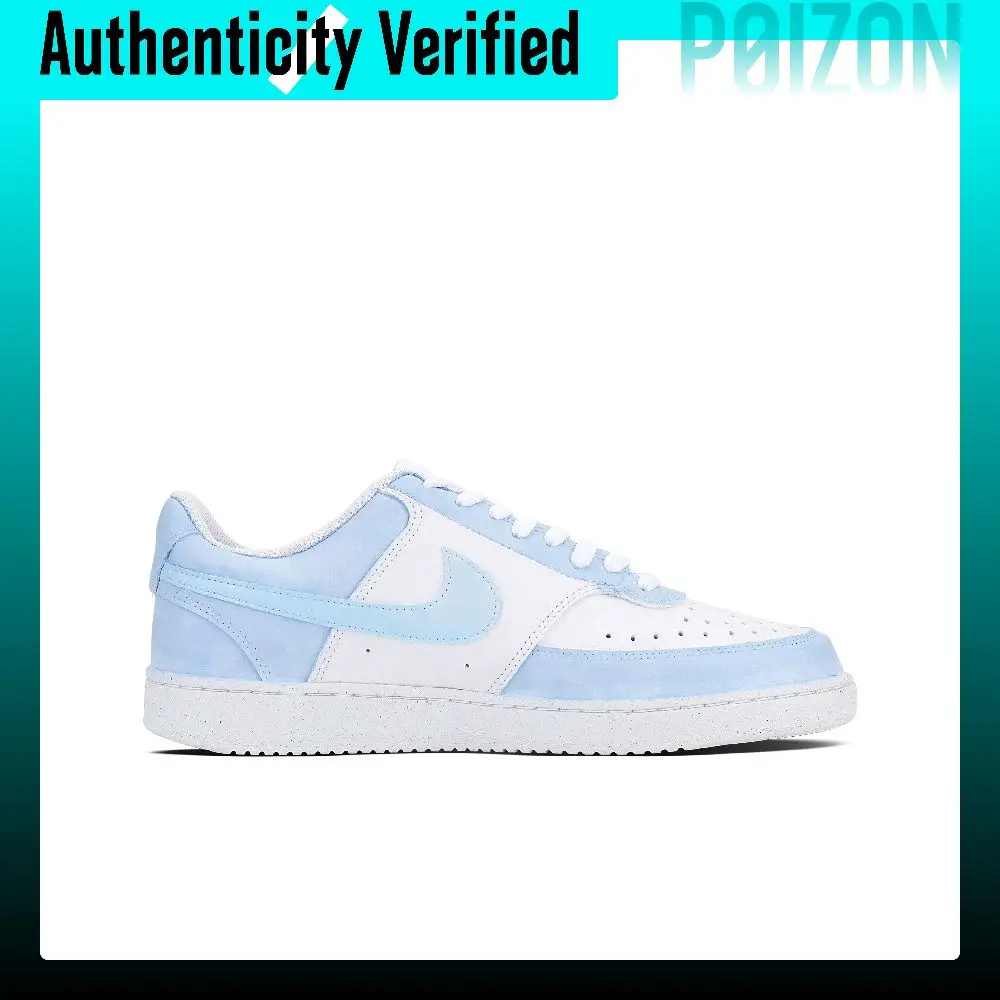 Nike Court Vision Skate Shoes Unisex Low-top Blue White DH2987-117（team1350-）
