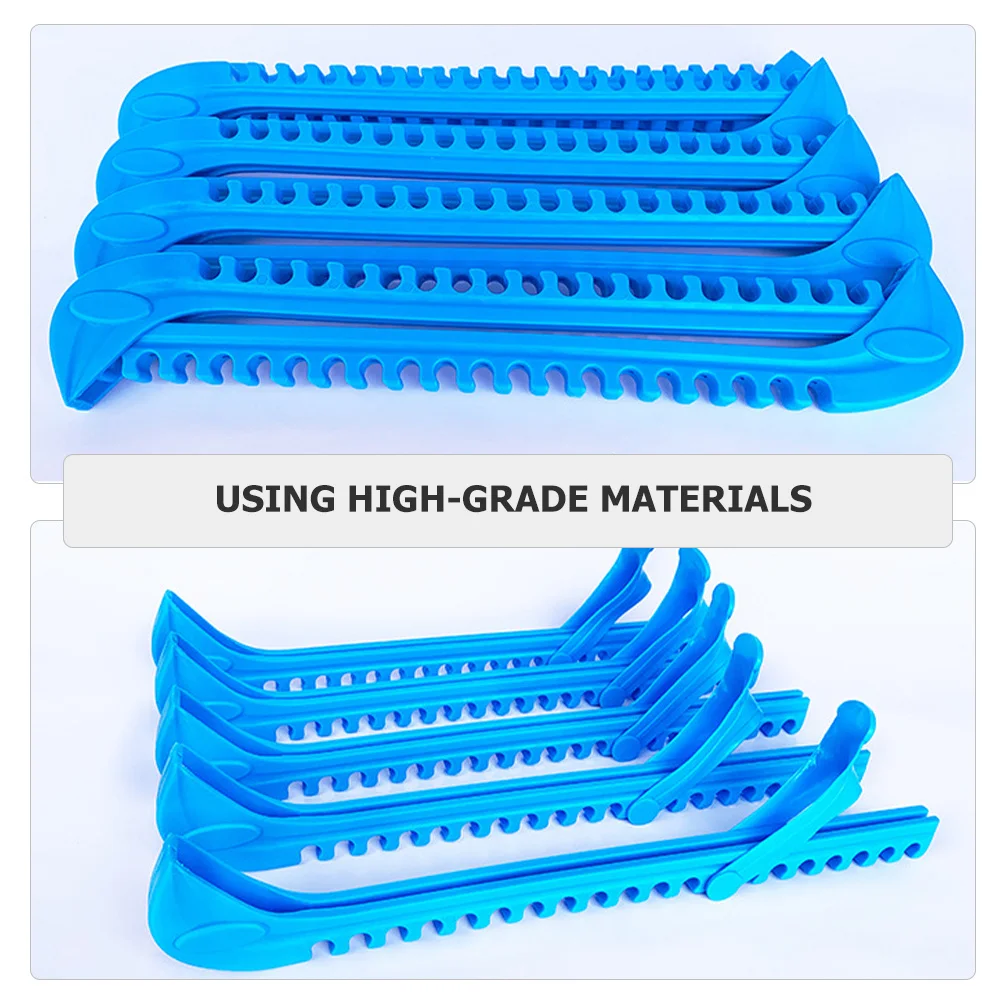 زوج واحد من واقيات التزلج على الجليد، أغطية شفرات مقاومة للاهتراء، ملحقات زلاجات محمولة، واقيات تزلج للحماية الاحترافية
