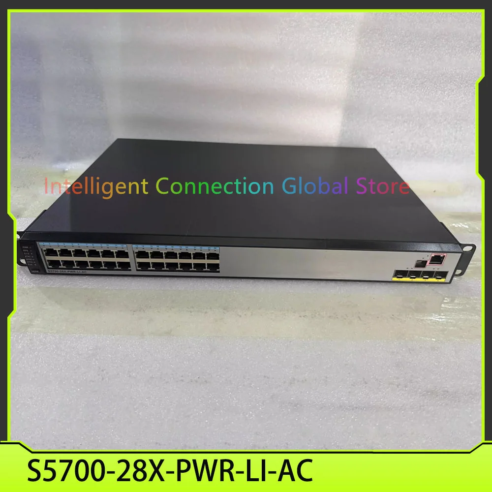 

POE Switch with 24 Gigabit PoE Ports and 4*10G SFP+optical ports S5700-28X-PWR-LI-AC