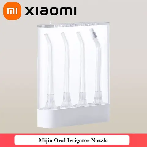 기존 MIJIA 휴대용 구강 세정기 노즐 예비 부품 팩 키트 물 Flosser 액세서리 스프레이 적응 F400 F300 MEO701
