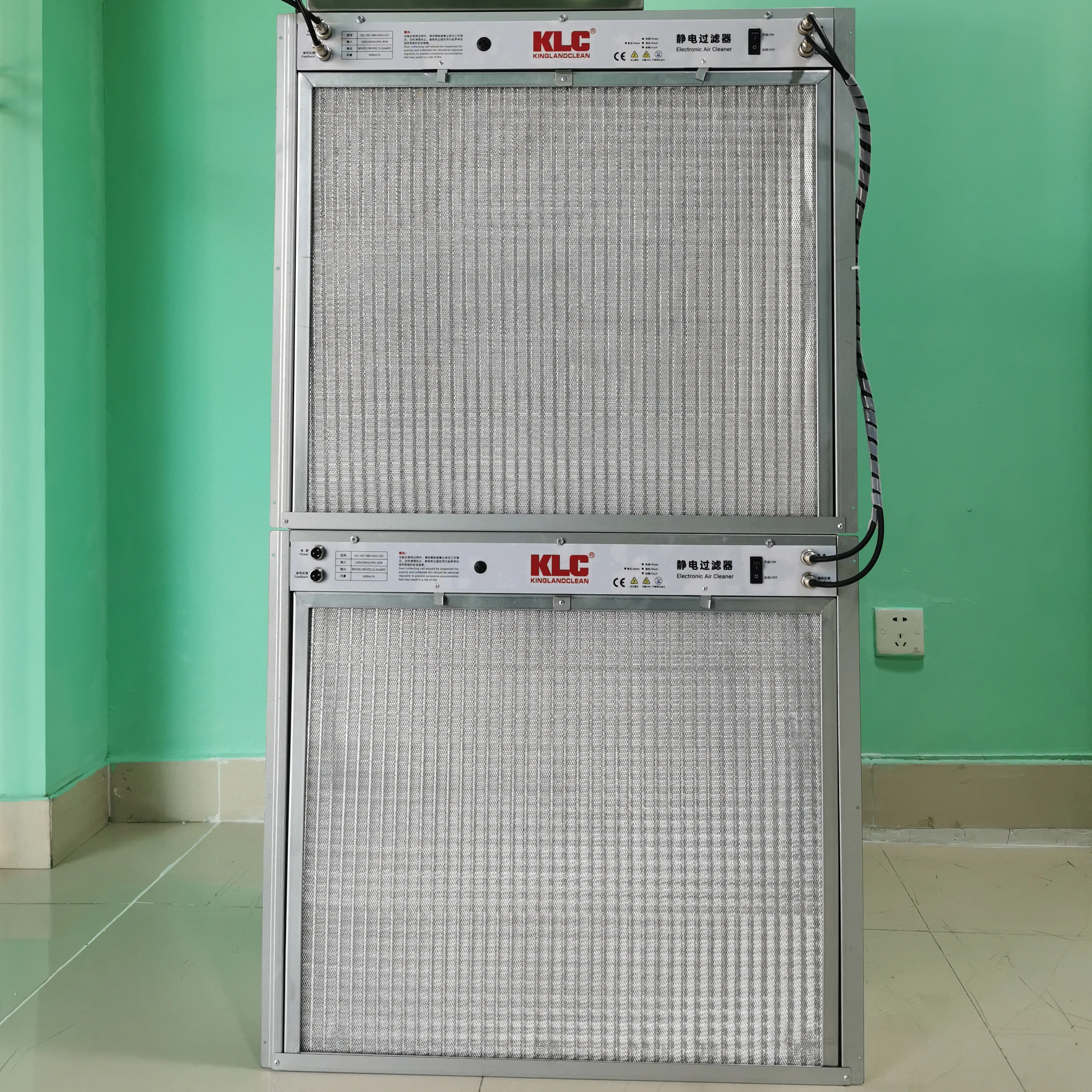 

KLC Electrostatic Precipitation Filter air Cleaner Esp Electrostatic air Purification System