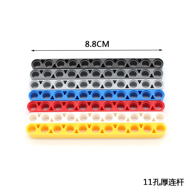 30pcs MOC Technology 32525 Liftarm Thick 1x11 Bricks Model Building Blocks Creative Parts Accessories Combination Mechanical