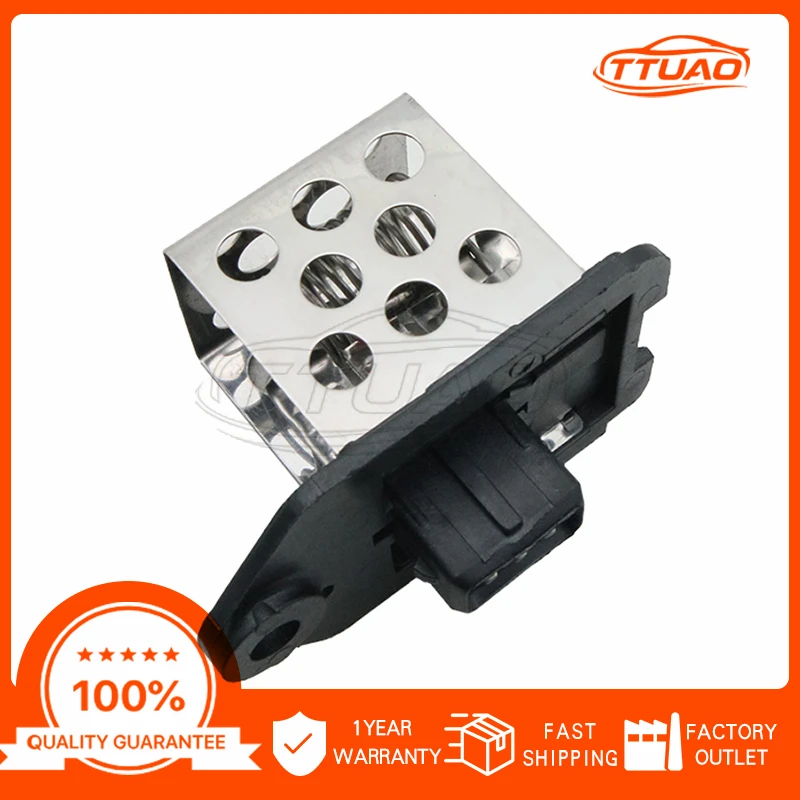 Heater Blower Fan Motor Resistor 9641212480 126763 1267E3 for Peugeot 206 307 CC 1998-2003 2004 2005 2006 2007 2008 2009 2010